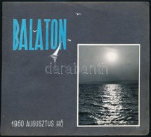 1960 Balaton, 38 Db Fotó Kartonra Ragasztva, Köztük Balatongyörök, Keszthely, Sümeg, 6x9 és  18x11,5 Cm Közti Méretben - Other & Unclassified