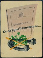 1955 Reklámos Fém Kártyanaptár - Pubblicitari