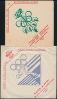 Cca 1960-1970 A Berlini és Athéni Olimpiák Emlékére A Dorogi József Attila Bányász M?vel?désház által Kiadott Szalvéták, - Pubblicitari