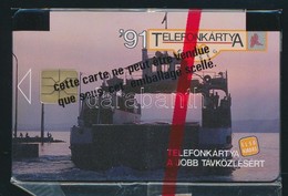 1991 Használatlan, Balaton, Komp Telefonkártya, Bontatlan Csomagolásban. - Non Classificati