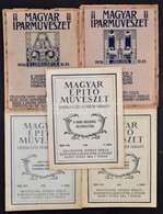 1908-1929 A Magyar Iparm?vészet 2 Db és A Magyar épít?m?vészet 3 Db Lapszáma, érdekes írásokkal - Non Classés