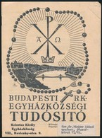 1944 Budapesti Rk. Egyházközségi Tudósító IX. évfolyam 3. Szám, 14p - Unclassified