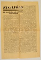 1956 A Kisalföld, A Magyar Szocialista Munkáspárt Lapja I. évfolyamának 5. Száma, Benne A Forradalom Híreivel - Unclassified