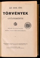 Az 1936. évi Törvények Gy?jteménye.+ Az 1937. évi Törvények Gy?jteménye. (Egybekötve.) Kiadja: A M. Kir. Belügyminisztér - Unclassified