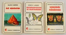 Gondolat Zsebkönyvek 3 Kötete: 
Erich Lange: Metamorfózisok Az állatvilágban. 
Galácz András: Él? Kövületek. 
Járainé Ko - Unclassified