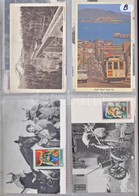 ** * 81 Db F?leg RÉGI Képeslap Albumban; Magyar Vasutak és Népviselet, Litho M?vészlapok / 81 Mostly Pre-1945 Postcards  - Unclassified