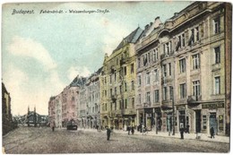 ** Budapest, Ferenc József Híd - 2 Db Régi Képeslap, Fehérvári út, Villamos - Unclassified