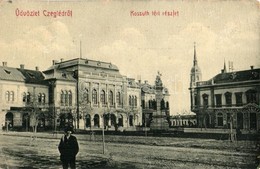 T2/T3 Cegléd, Kossuth Tér, Városháza, üzlet, Szentháromság Szobor. W. L. Bp. 47. (EK) - Unclassified