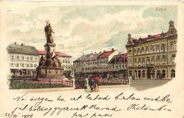 T2 1899 Arad, Vértanú Szobor / Martyrs' Statue, Monument, Street View, Art Nouveau, Litho - Unclassified