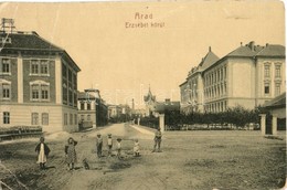 T3 Arad, Erzsébet Körút, Gyerekek. W. L. 927. / Street View, Children (fa) - Unclassified