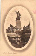 T2 Arad, Kossuth Lajos Szobor / Statue + K.u.K. Rekonvaleszenten Abt. Beim Ers. Baon. 33. Arad - Unclassified