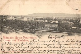 T2 1899 Gyulafehérvár, Karlsburg, Alba Iulia; Atelier Bach - Non Classificati