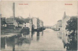 ** Kolozsvár, Cluj; Szamos Részlet, Híd, Gyár, Schuster Emil Kiadása / River Detail, Bridge, Factory (EK) - Unclassified