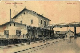 * T2/T3 Marosújvár, Ocna Mures; Rudolf Akna, Vasútállomás. W. L. 1598. / Mine Shaft, Adit, Industrial Railway Station (E - Unclassified