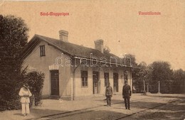 T2/T3 Sárd-Magyarigen, Sard-Ighiu; Vasútállomás, Vasutasok. W. L. 3169. / Railway Station, Railwaymen (EK) - Non Classificati