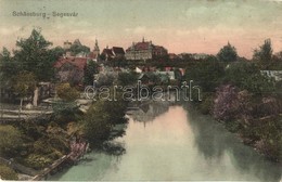 T2/T3 Segesvár, Schassburg, Sighisoara; Látkép, Vár. W. Nagy Kiadása / General View, Castle (EK) - Non Classificati