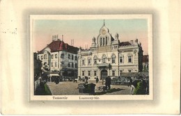 T2 Temesvár, Timisoara; Losonczy Tér, Piac, üzlet. W. L. Bp. No. 6663. Ideal / Square, Market, Shops - Non Classificati