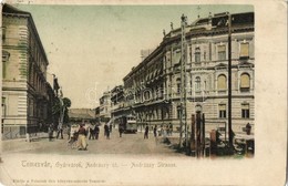 T3 Temesvár, Timisoara; Gyárváros, Andrássy út, Villamos. Kiadja Polatsek / Street View, Tram (EK) - Non Classificati