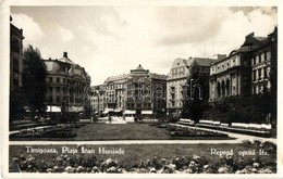 * T2/T3 Temesvár, Timisoara; Hunyadi János Tér, Weisz üzlete / Piata Ioan Huniade / Square, Shops (EK) - Non Classificati