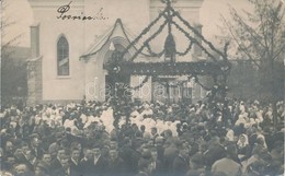 * T2 Bán, Trencsénbán, Bánovce Nad Bebravou (?); Körmenet / Procession, Ceremony. Edmund Hajdyla Photo - Unclassified