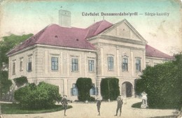 T2/T3 Dunaszerdahely, Dunajská Streda; Sárga Kastély . Petényi Márk Kiadása / Castle (EK) - Unclassified