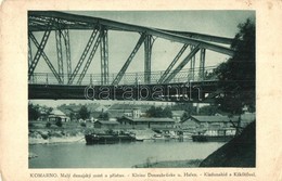 T2/T3 Komárom, Komárno; Maly Dunajsky Most A Pristav / Kleine Donaubrücke Und Hafen / Kis-Duna Híd A Kiköt?vel / Danube  - Unclassified