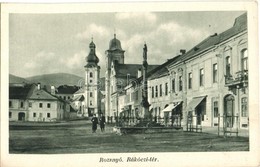 ** T2/T3 Rozsnyó, Roznava; Rákóczi Tér, Templom. Özv. Dr. Mariska Györgyné Kiadása / Square, Church (EK) - Unclassified