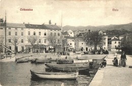 * T2/T3 Crikvenica, Cirkvenica; Molo / Port, Boats, Shops  (EK) - Unclassified