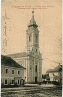 T2 Árpatarló, Ruma; Röm. Kath. Kirche, Buchdruckerei / Római Katolikus Templom, Könyvnyomda, üzlet. W. L. 837. Kiadja Br - Unclassified