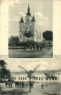 T3 Csurog, Curug; Szerb Ortodox Templom, Községi Elemi Iskola, Gyerekek. W. L. Bp. 2274-75. / Serbian Orthodox Church, E - Unclassified