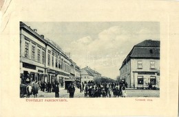 T3 Pancsova, Pancevo; Gromon Utca, Szálloda, üzletek, Corso Kávéház. W. L. Bp. 947. / Street View, Shops, Hotel, Café (E - Unclassified