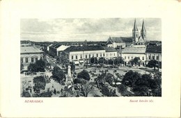 T2/T3 Szabadka, Subotica; Szent István Tér, Piac, Gyógyszertár, üzletek. W. L. Bp. 6342.  / Square, Market, Pharmacy, Sh - Unclassified