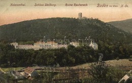 ** T2 Baden Bei Wien, Helenenthal, Schloss Weilburg, Ruine Rauheneck / Valley, Castle, Ruins - Unclassified