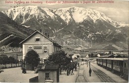 T2 Puchberg Am Schneeberg, Station, Endpunkt Der Adhäsionsbahn U. Beginn Der Zahnradstrecke. Verlag U. Fotografie H. Sch - Non Classés