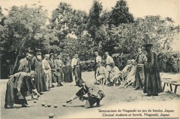 ** T1 Nagasaki, Clerical Students At Bowls - Unclassified