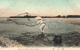 ** T1/T2 Sagami, Baniugawa River With Fisherman - Unclassified