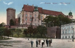 T2/T3 Kraków, Krakau; Wawel / Köngisschloss / Royal Castle + K.u.K. Militärzensur Krakau (EK) - Zonder Classificatie