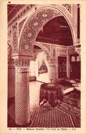 ** T2 Fes, Fez; Maison Izraelite. Un Coin Du Salon / Jewish Apartment  Interior - Unclassified