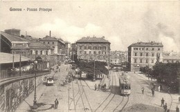 ** T1/T2 Genova, Piazza Principe / Square With Trams - Unclassified