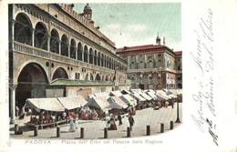 T2/T3 Padova, Piazza Dell' Erbe Col Palazzo Della Ragione / Market Square, Palace (EK) - Unclassified