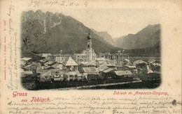 * T2/T3 1899 Toblach, Church, Ampezzo (Rb) - Unclassified
