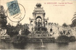 T2 Barcelona, Cascada Del Parque / Fountain, TCV Card - Unclassified