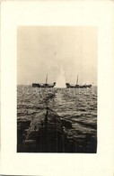 ** T2 Osztrák-magyar Torpedó Támadás / WWI Austro-Hungarian Navy K.u.K. Kriegsmarine Torpedo Attack. Photo - Unclassified