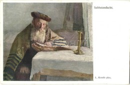 ** T2 Sabbatandacht / Sabbath Devotion. Judaica, B. K. W. I. 863-4. S: L. Krestin - Unclassified