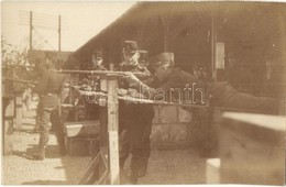 * T2 1915 Osztrák-magyar Katonák L?gyakorlata Nagyváradon / WWI Austro-Hungarian Soldiers On Shooting Practice In Oradea - Unclassified