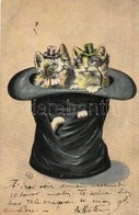 T2/T3 Cats In A Hat. P. F. Serie Mieze. 411. (EK) - Non Classificati