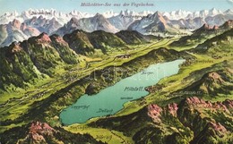 * T2/T3 Millstätter-See, Austria, Map Of The Lake And Its Vicinity, Verlag Franz Knollmüller No. 630/154. (EK) - Unclassified