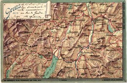 * T2/T3 'Aus Leuzinger's Reise - Reliefkarte Von Tyrol No. 12' / Map Of Tirol In 1:500000 (EK) - Unclassified