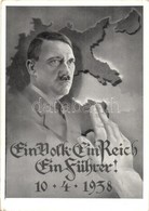 T3 1938 Ein Volk, Ein Reich, Ein Führer! Adolf Hitler, NSDAP German Nazi Party Propaganda + 1938 Wien Ein Volk, Ein Reic - Unclassified