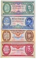 1949. 10Ft + 20Ft + 100Ft + 1951. 50Ft T:I
Hungary 1949. 10 Forint + 20 Forint + 100 Forint + 1951. 50 Forint C:UNC
Adam - Non Classificati